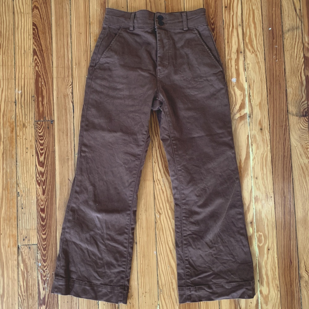 Everlane stretch cotton cropped jeans